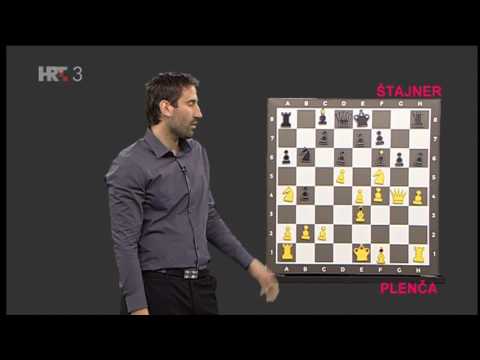 Jadranko Plenča’s win vs Samo Štajner (Pirc Defence), with commentary by GM Alojzije Janković (in Croatian).