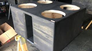 Quadzilla CT Sounds Strato 12’s Tuned 33hz!!!Soft Compliance Drivers Enable Smaller Box !!!