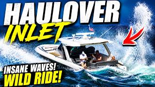 MAN HOOKS A FISH AT HAULOVER INLET BUT THE CAPTAIN WON'T SLOW DOWN! | HAULOVER BOATS