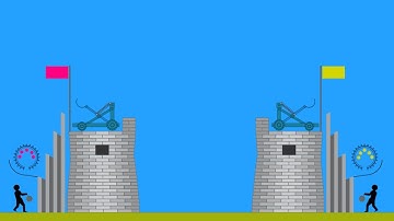 Tower Battles #2 - Algodoo Marble Race