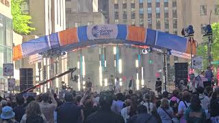 Wallows Singing Calling After Me at the Today Show Concert Series at Rockefeller Center in NYC