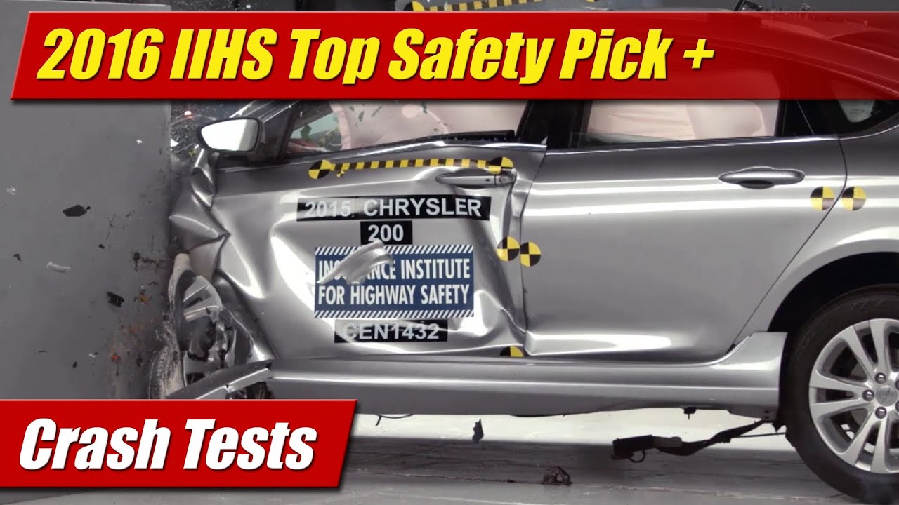 Crash Tests 2016 IIHS Top Safety Pick + Winners YouTube