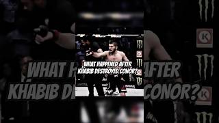 WHAT HAPPENED RIGHT AFTER KHABIB BEAT CONOR?