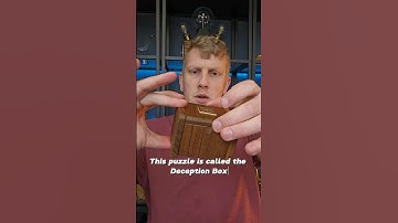 Can you guess how the Deception Box opens?!! #puzzle #puzzlebox #woodworking #amazing