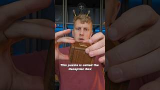 Can you guess how the Deception Box opens?!! #puzzle #puzzlebox #woodworking #amazing