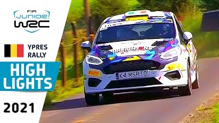 Junior WRC Highlights Day 2 Renties Ypres Rally Belgium 2021
