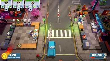 Overcooked!2 | Level 4-1 | 1 player (solo) | 4 stars