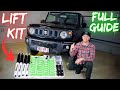 Suzuki jimny jb74 ironman 2 lift kit  full diy guide  how to install a suspension lift kit