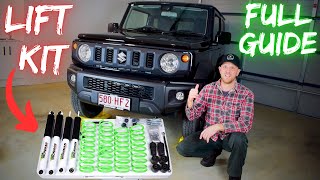 Suzuki Jimny JB74 Ironman 2" Lift Kit || FULL DIY GUIDE || How to install a SUSPENSION LIFT KIT