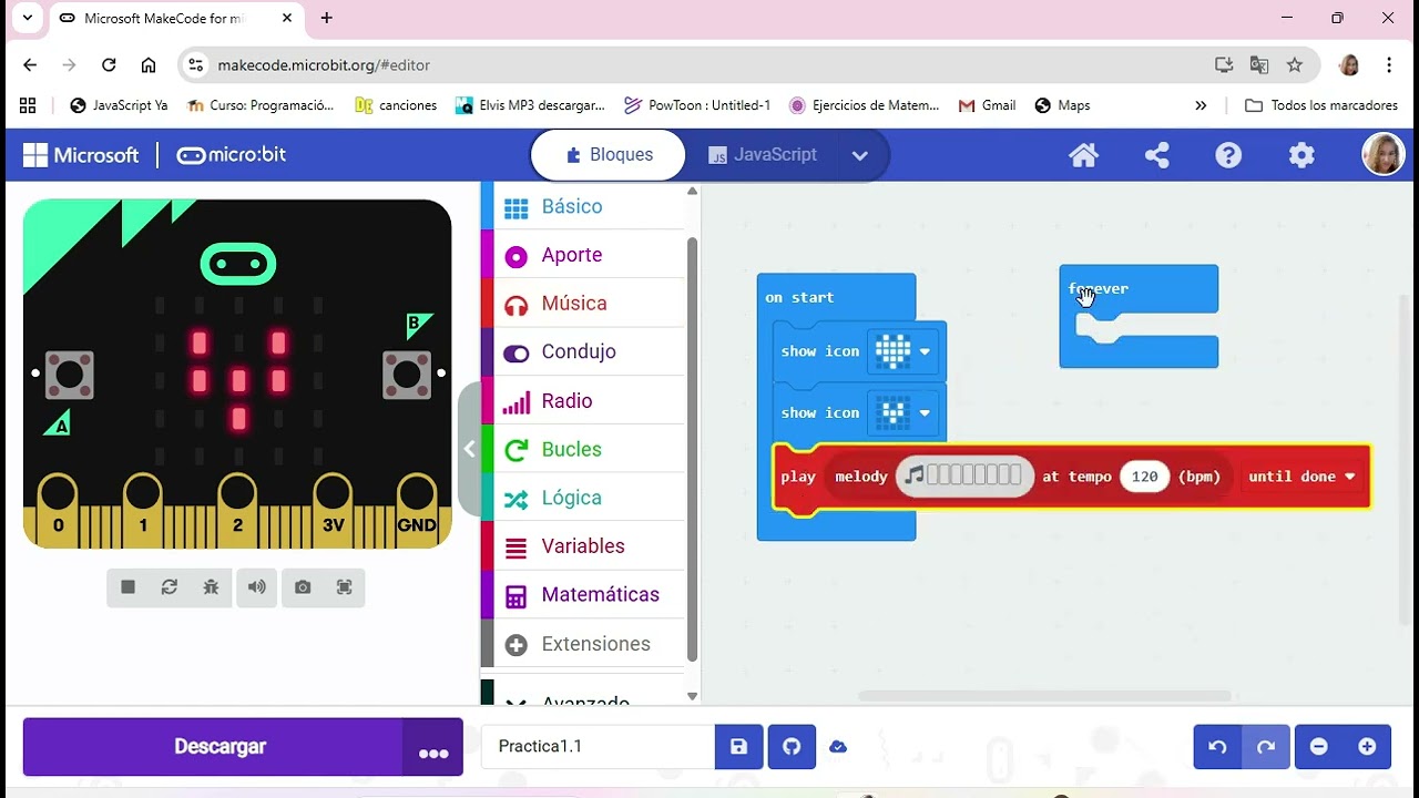 Empezando a programar con MakeCode y micro:bit