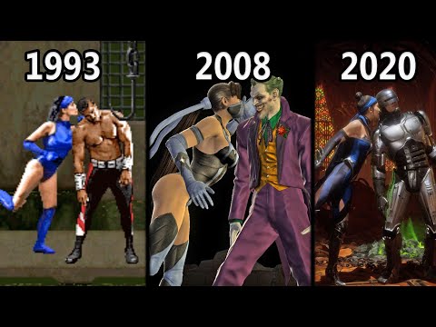 Evolution of Kitana's Deadly Kiss (1993-2020)