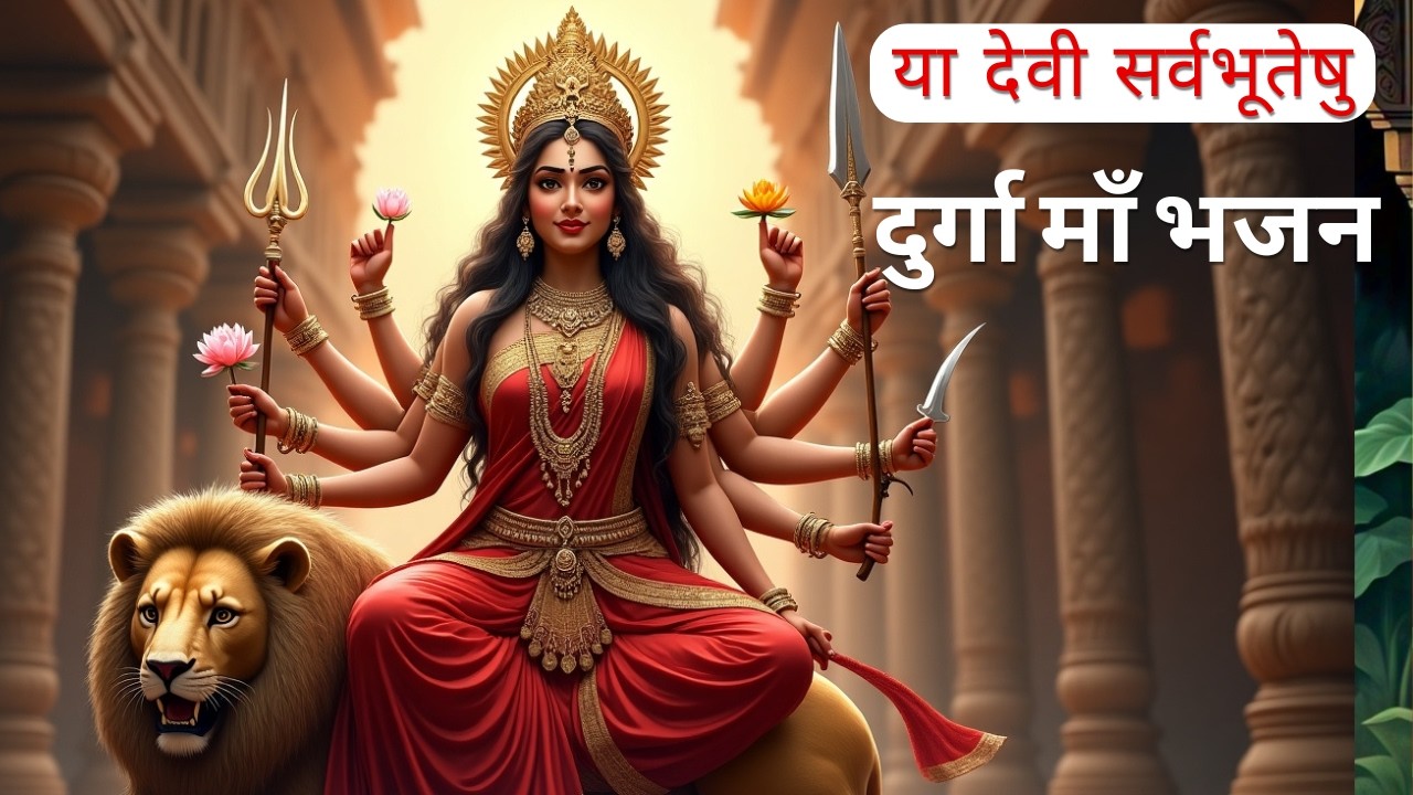 Ya Devi Sarvabhuteshu | या देवी सर्वभूतेषु | शक्ति स्तुति भजन | दुर्गा माँ आरती Video #durgapuja