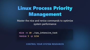 Linux nice & renice Commands: Master Process Priorities!