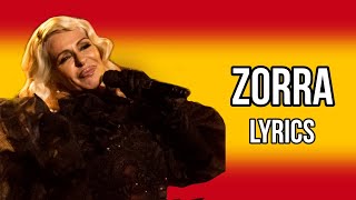 Nebulossa - Zorra | Lyrics Version (Letra) | Benidorm Fest 2024 🇪🇦