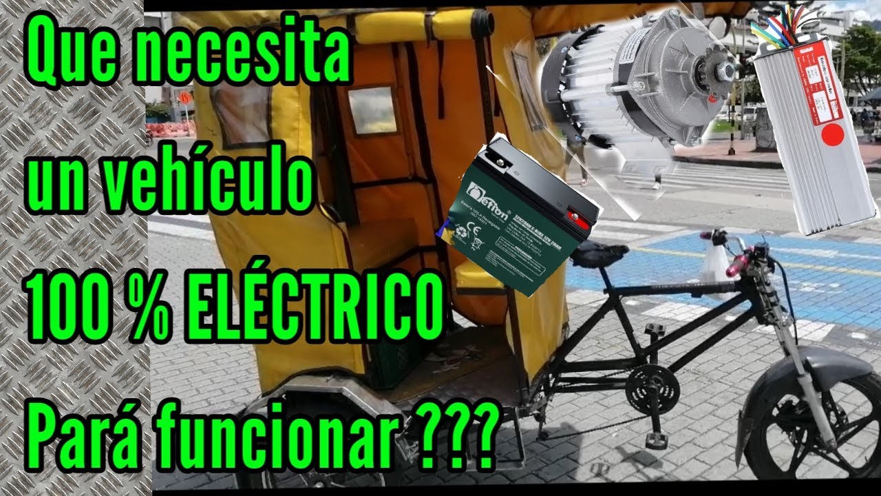 Que necesita un vehiculo electrico para funcionar  ??