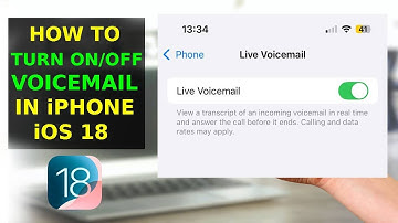 How To Activate or Deactivate Voicemail in iPhone iOS 18