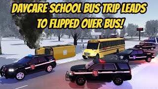 Greenville, Wisc Roblox l Daycare School Bus Field Trip ACCIDENT Roleplay