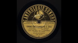 L Anthologie Sonore 3 - Max Meili Chansons Franco Flamandes 15E Siècle (As 6/4)
