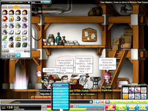 MapleStory How To Walk With A Miniroom