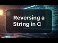 🔄 Reversing a String in C | Satisfying Keyboard Sounds & Fun Coding Vibes 😎💻 #cprogramming