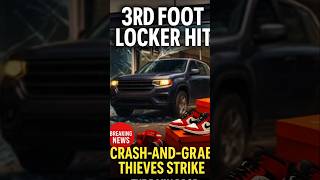 3rd Foot Locker Store Hit by Crash-and-Grab Thieves in Chicago | Smash-and-Grab Crime Spree