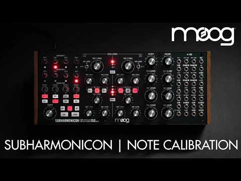 Moog Subharmonicon | Note Calibration
