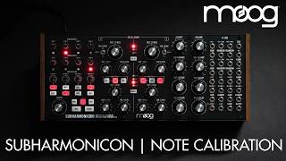 Moog Subharmonicon | Note Calibration