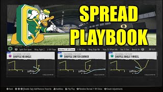 Oregon Spread Playbook Guide College Football 25