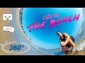 Chill on the beach  a lazy day by the adriatic  sea  look around in 360  gabavr