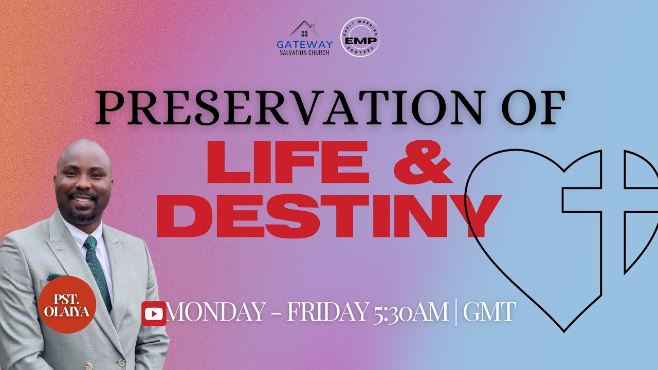 Preserve Your Destiny With The Blood of Jesus! | Early Morning Prayer | 13/2/2026 | Pastor Olaiya