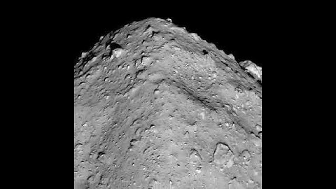 Video of asteroid Ryugu by jaxa Hayabusa 2 probe
