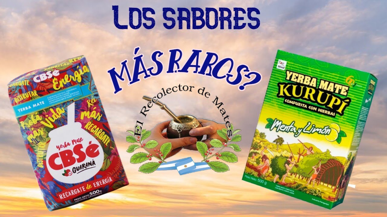 Probando los sabores más raros de yerba mate?