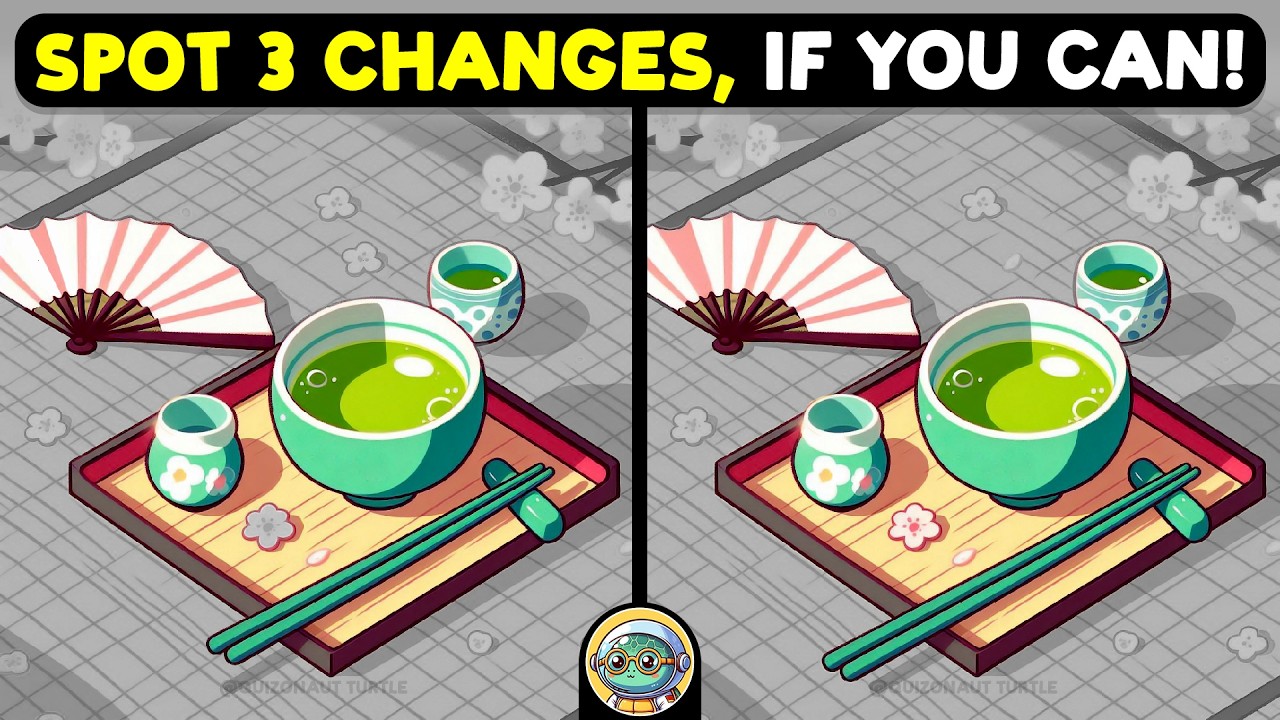 🐢🧩 Spot The Difference | Expert Challenge Edition 🧩🐢 | Quizonaut Turtle