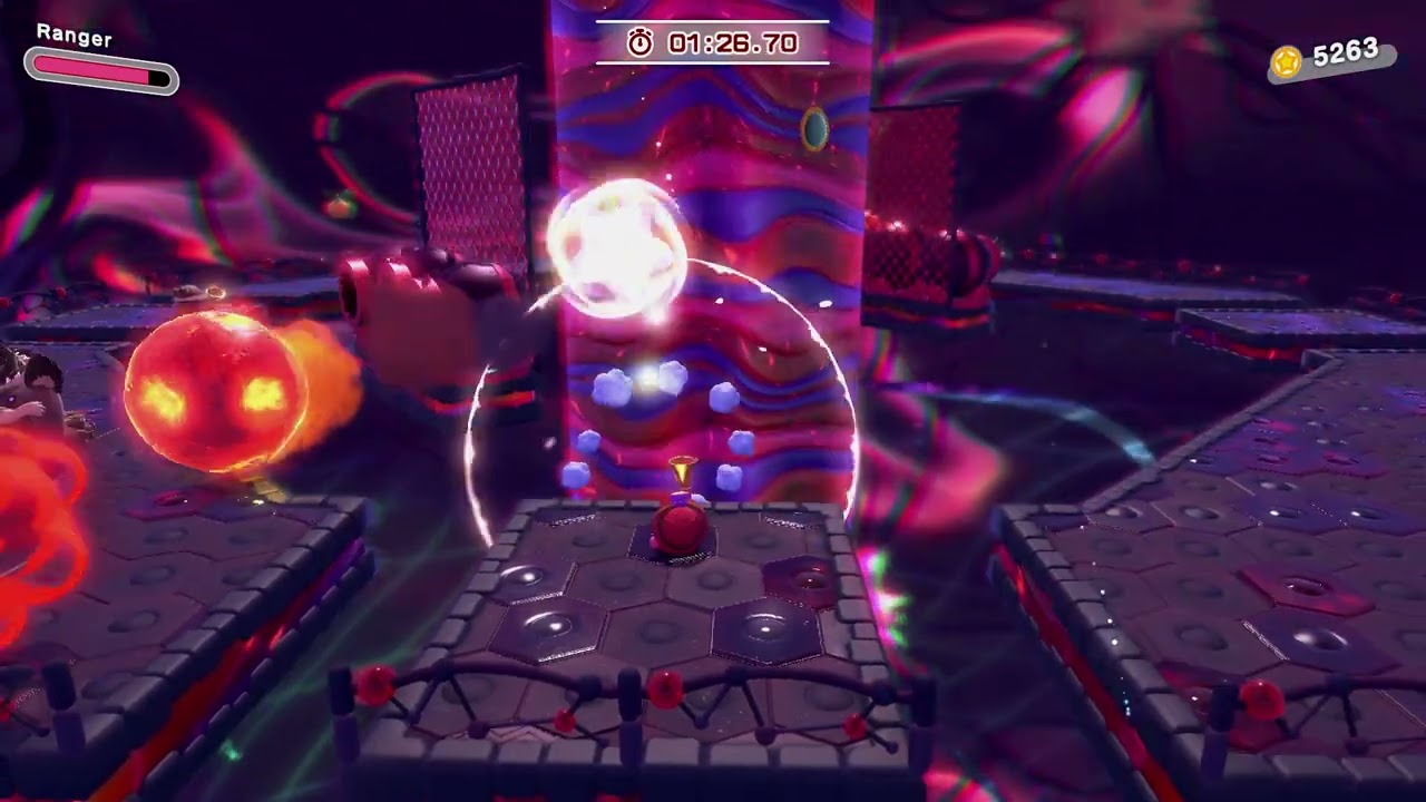 Kirby and the Forgotten Land - Revolve and Aim! Tower of Targets playthrough