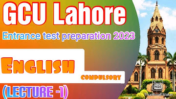 GCU Lahore entrance test preparation|GCUL 2nd test preparation|English test.