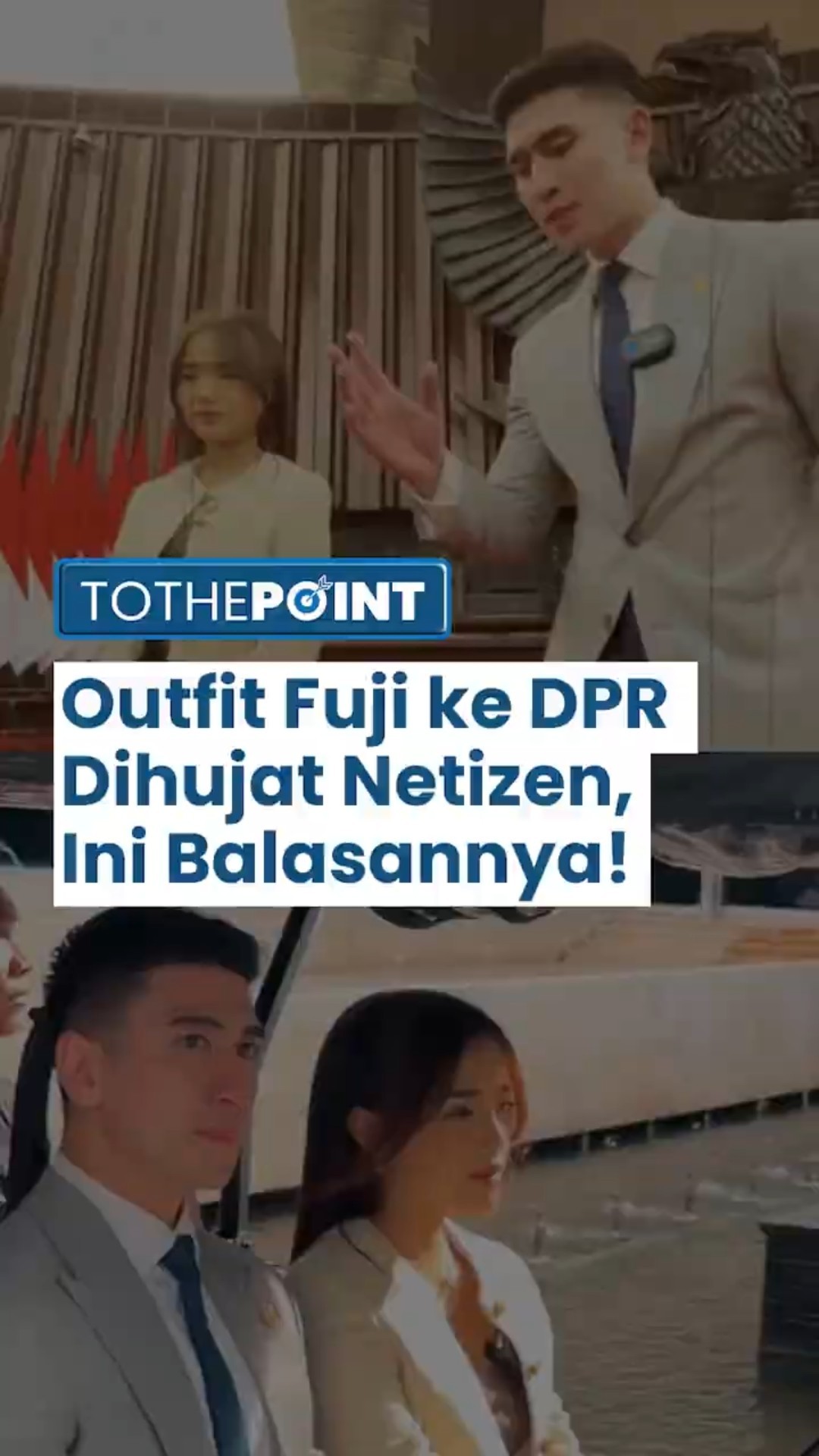 Outfit Semi Formal Fuji Utami saat Berkunjung ke Gedung DPR Dapat Hujatan Netizen, Ini Balasan Fuji
