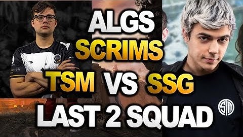 TSM Imperialhal Team  vs  DROPPED Team in ALGS Playoff Scrims  |  LAST 2 SQUAD ( apex legends )