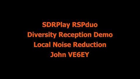 RSPduo Diversity Reception Demo 1