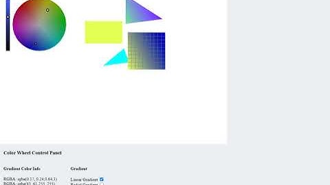 Random Walk on webgl : Color picker
