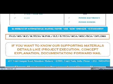 MSC PROJECTS IN JORDAN
