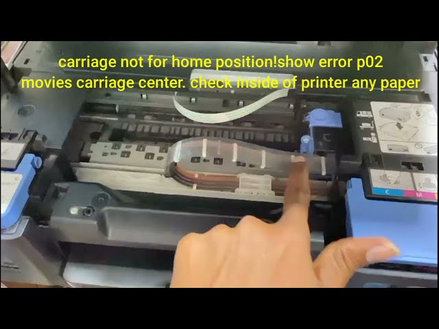 Canon error code P02 problem fixing class=