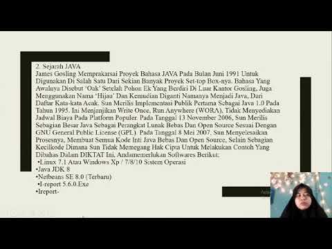 Pengantar Java dan Sejarah java - PBO 1