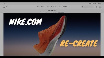 NIKE.COM Landing Page Recreate / FIGMA / Web Design