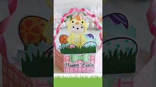 Easter Basket Platform Pop-Up Card! #diy #easter #handmade #spring #interactivecard