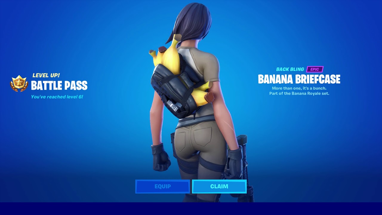*UNLOCKING* The Banana Briefcase Back Bling In Fortnite...!!!