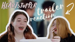 screaming crying throwing up | HEARTSTOPPER TRAILER REACTION