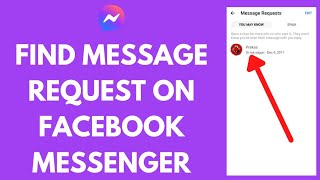 How to Find Message Request on Facebook Messenger App 2021 screenshot 5