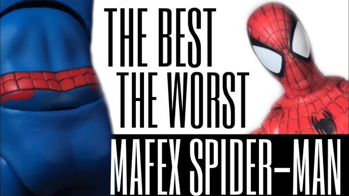 Repairing a paint chip on Mafex Spider-Man classic suit action figure