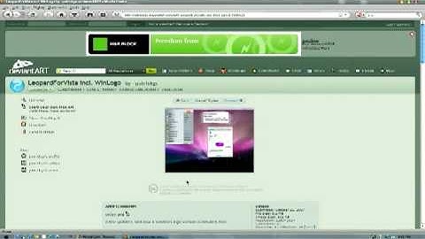 How to get Mac Leopard theme for vista/xp/ubuntu