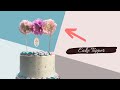 🧁 Como hacer Topper, Decoración FÁCIL PARA PASTEL 🎂 / DIY Paper flowers Cake Topper